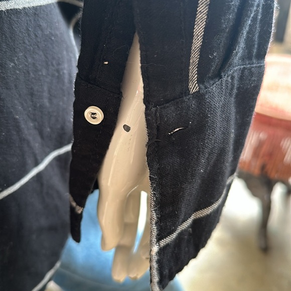 Dress shirt or to shirt Button-down Cotton flannel sift cosy Essential tunic - Picture 6 of 6